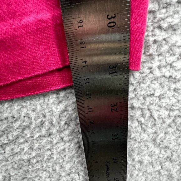 212 Collection Womens Crop Pants 16 Pink High Rise Zip Front Capris Stretch‎ - Picture 10 of 12